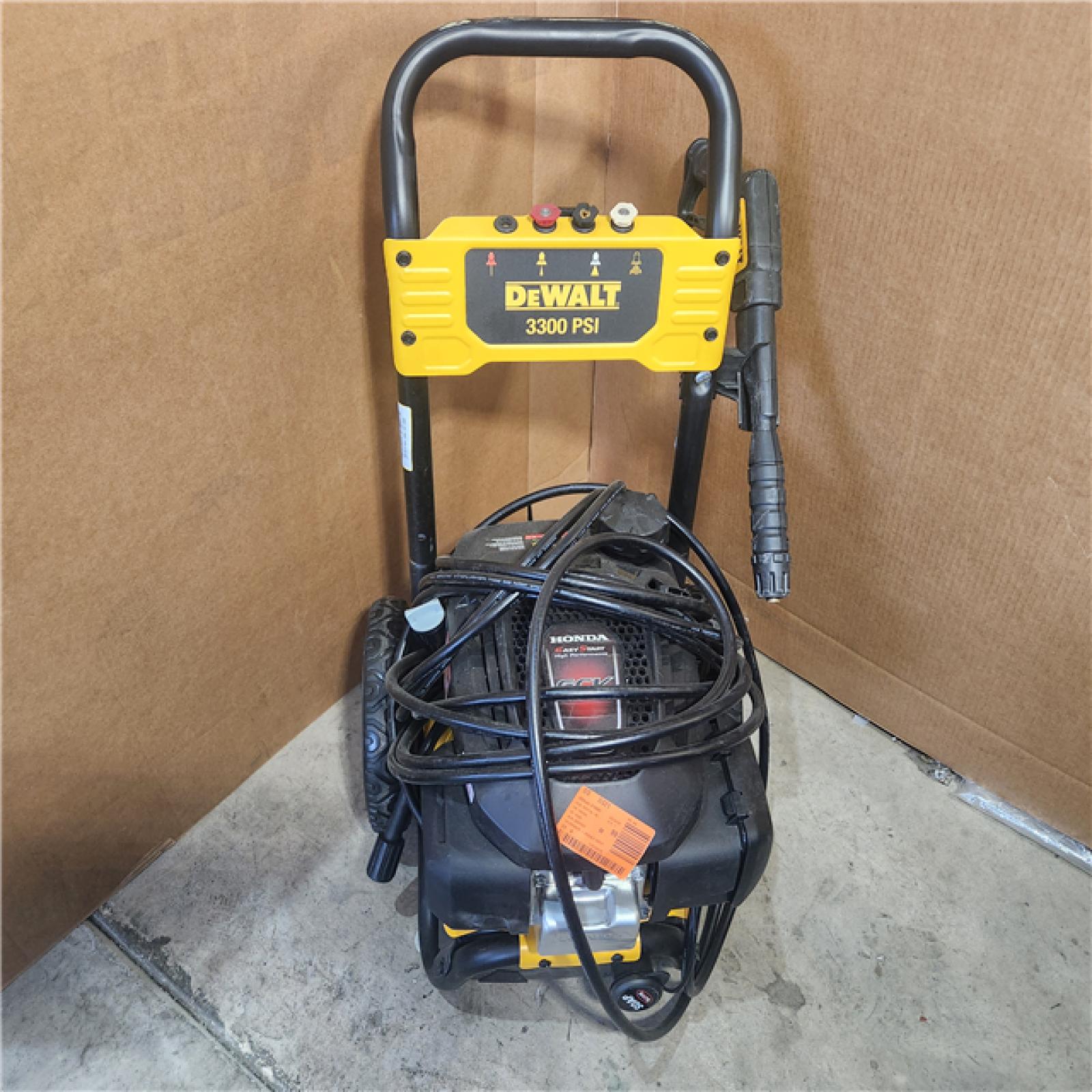 HOUSTON Location-AS-IS-DEWALT 3300 PSI 2.4 GPM Gas Cold Water Pressure Washer with HONDA GCV200 Engine