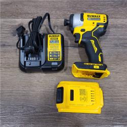 AS-IS DEWALT ATOMIC 20V MAX Lithium-Ion Brushless Cordless Compact 1/4 Impact Driver Kit