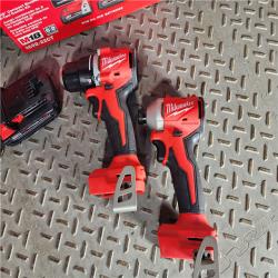 HOUSTON LOCATION - AS-IS Milwaukee M18 Compact Brushless 2-Tool Combo Kit