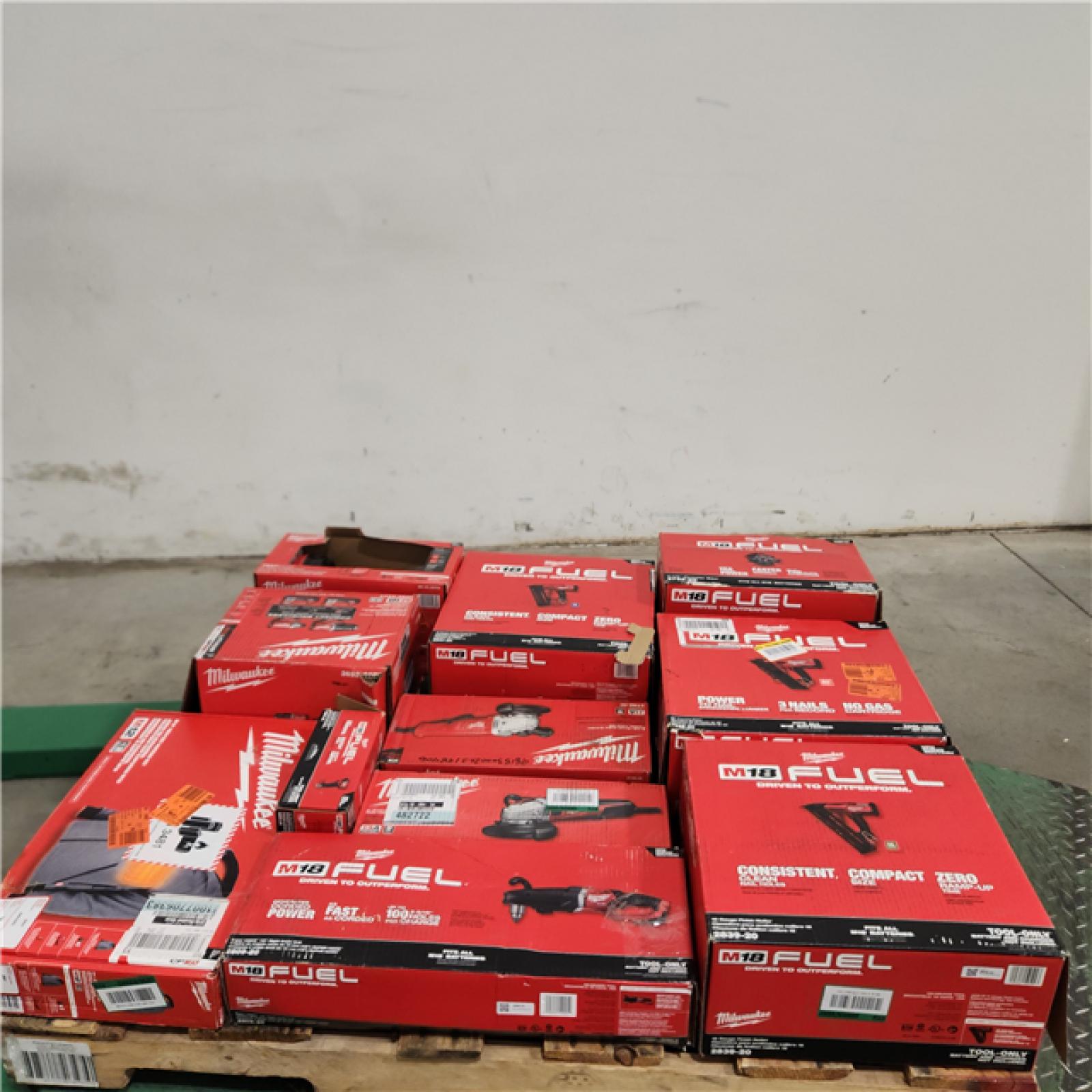 Dallas Location - As-Is MILWAUKEE Tool Pallet