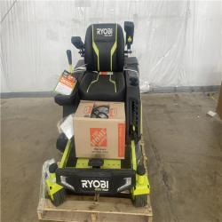 Houston Location AS IS - Ryobi 80v 30in, Cutting Width Riding Mower