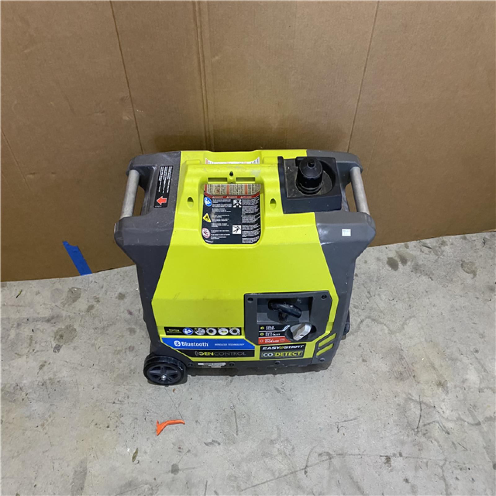 Houston location AS-IS RYOBI 2,300-Watt Recoil Start Bluetooth Super Quiet Gasoline Powered Digital Inverter Generator with CO Shutdown Sensor