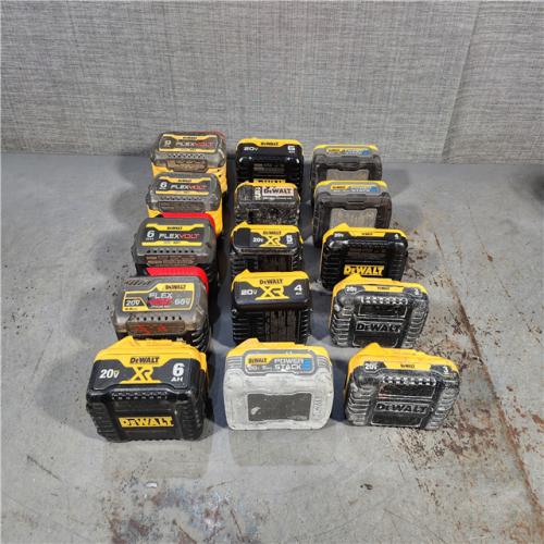 HOUSTON LOCATION - AS-IS DEWALT BATTERY PACK QTY - 15