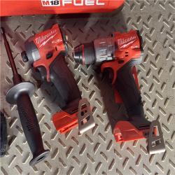 HOUSTON LOCATION -AS-IS M18 FUEL 18V Lithium-Ion Brushless Cordless Hammer Drill and Impact Driver Combo Kit (2-Tool) with 2 Batteries