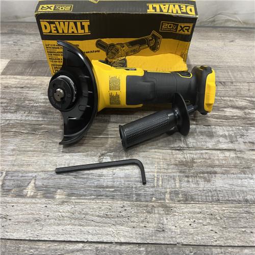 AS-IS DeWalt DCG405B 20V Max XR 4.5-Inch Slide Switch Small Angle Grinder (Tool Only)