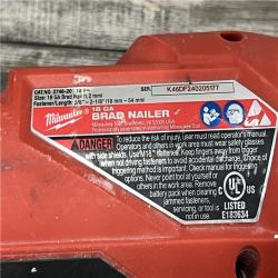 AS-IS Milwaukee M18 Fuel 18V Brushless 18-Gauge Brad Nailer 2746-20 (Bare Tool)