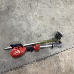 Houston location AS-IS MILWAUKEE M18 FUEL 18V Lithium-Ion Cordless Brushless String Grass Trimmer with Attachment Capability (Tool-Only)