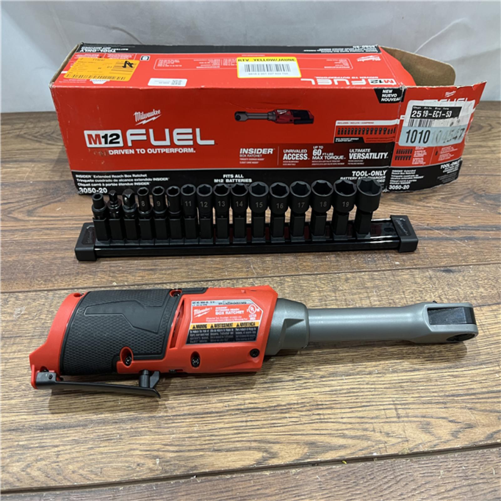 AS IS Milwaukee M12 FUEL 1/4 in. Cordless Brushless High Speed Ratchet (Tool Only)