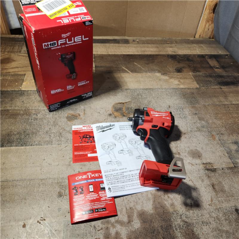 Milwaukee 2854-20 M18 Fuel 3/8 Compact Impact Wrench W Friction Ring