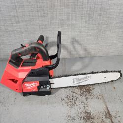 HOUSTON LOCATION - AS-IS (APPEARS LIKE NEW) Milwaukee Tool 2826-20T M18 FUEL 14  Top Handle 18-Volt Lithium-Ion Brushless Electric Cordless Chainsaw (Tool-Only)