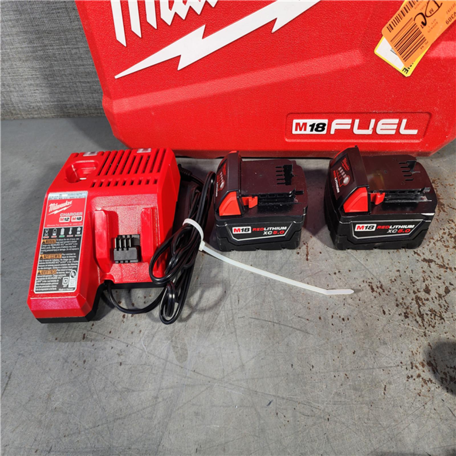 HOUSTON LOCATION - AS-IS Milwaukee M18 FUEL 18V Lithium-Ion Brushless Cordless Hammer Drill and Impact Driver Combo Kit (2-Tool) with 2 Batteries