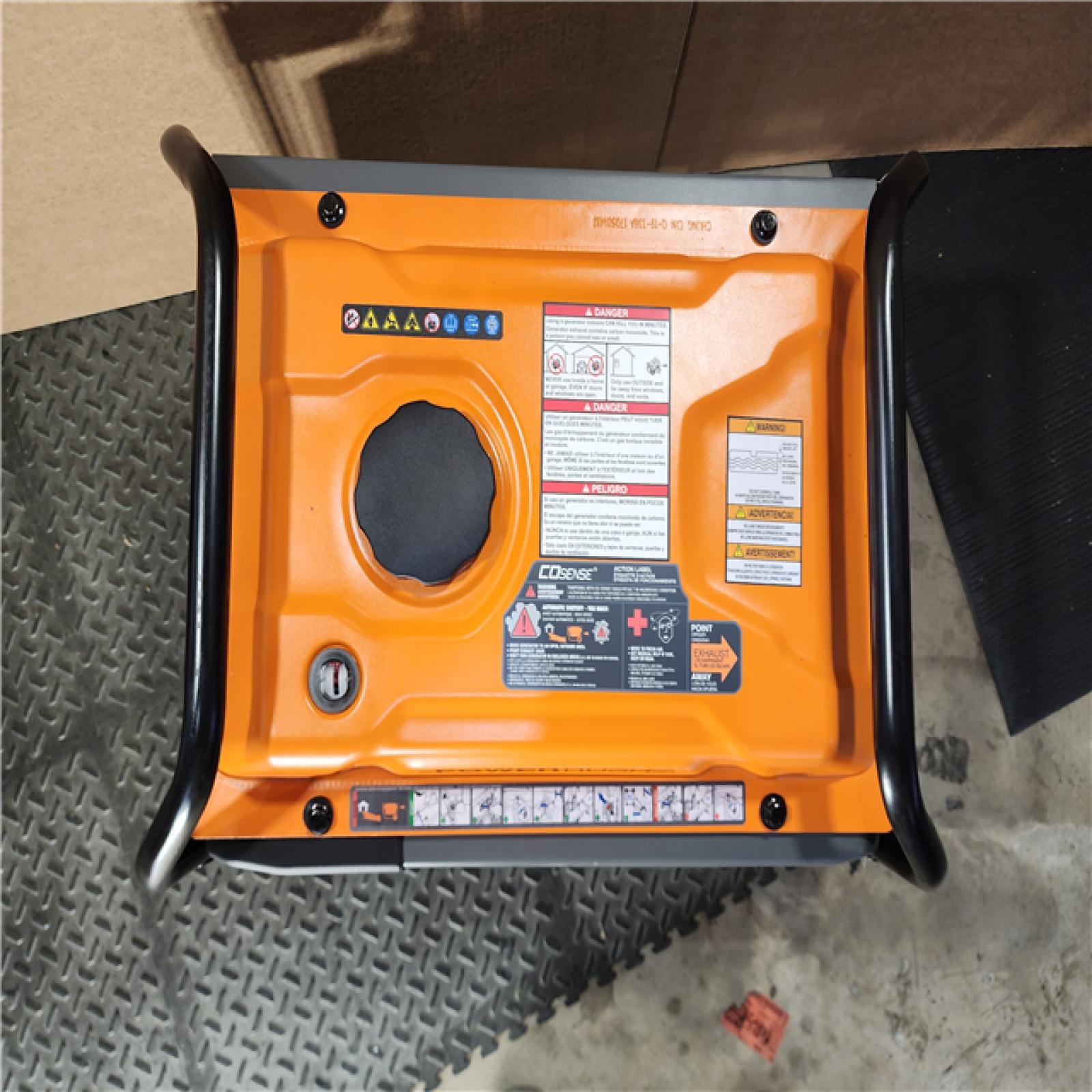 HOUSTON LOCATION - AS-IS Generac 7678 GP3600 Portable Generator Orange Black