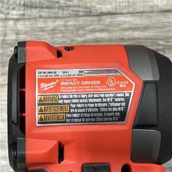 AS-IS Milwaukee M18 FUEL 18V Lithium-Ion Brushless Cordless Hammer Drill and Impact Driver Combo Kit (2-Tool) with 2 Batteries