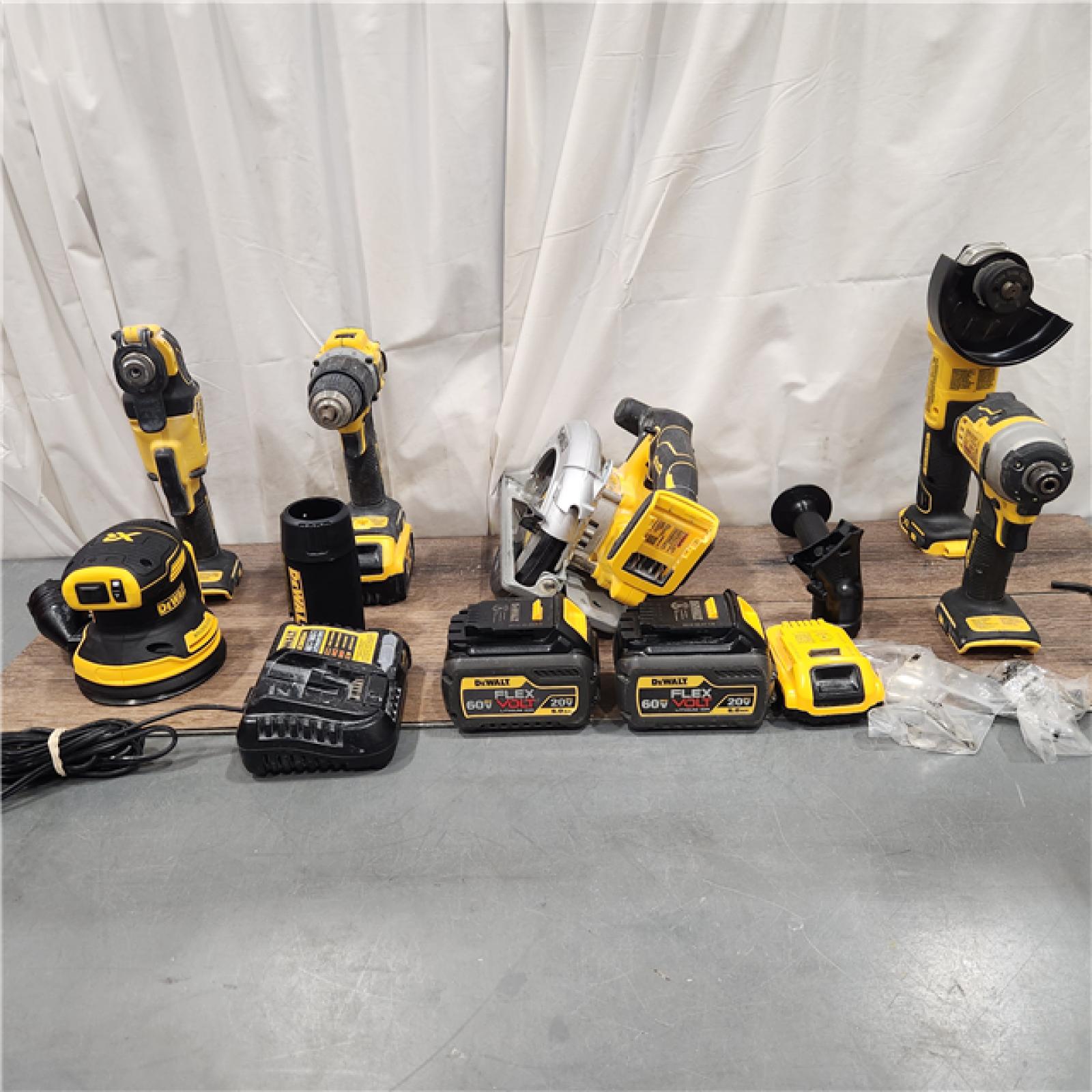 AS IS Dewalt 20-Volt MAX ToughSystem Lithium-Ion 6-Tool Cordless Combo Kit