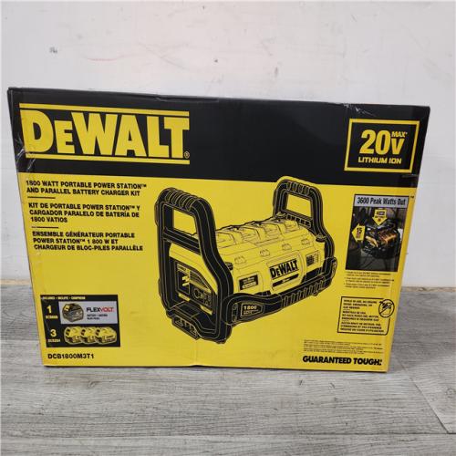 Phoenix Location DEWALT NEW 1800 Watt Portable Power Station and 20-Volt/60-Volt MAX Lithium-Ion Battery Charger with (1) 60V and (3) 20V Batteries