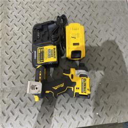 Houston location AS-IS DEWALT ATOMIC 20V MAX Lithium-Ion Cordless 1/4 in. Brushless Impact Driver Kit, 5 Ah Battery, Charger, and Bag