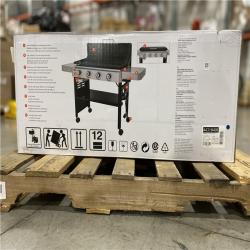 DALLAS LOCATION - Weber Griddle 4-Burner Propane Gas 36 in. Flat Top Grill in Black