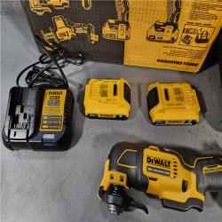 HOUSTON LOCATION - AS-IS (APPEARS LIKE NEW) DeWalt 20V MAX ATOMIC Cordless Brushless 4 Tool Combo Kit