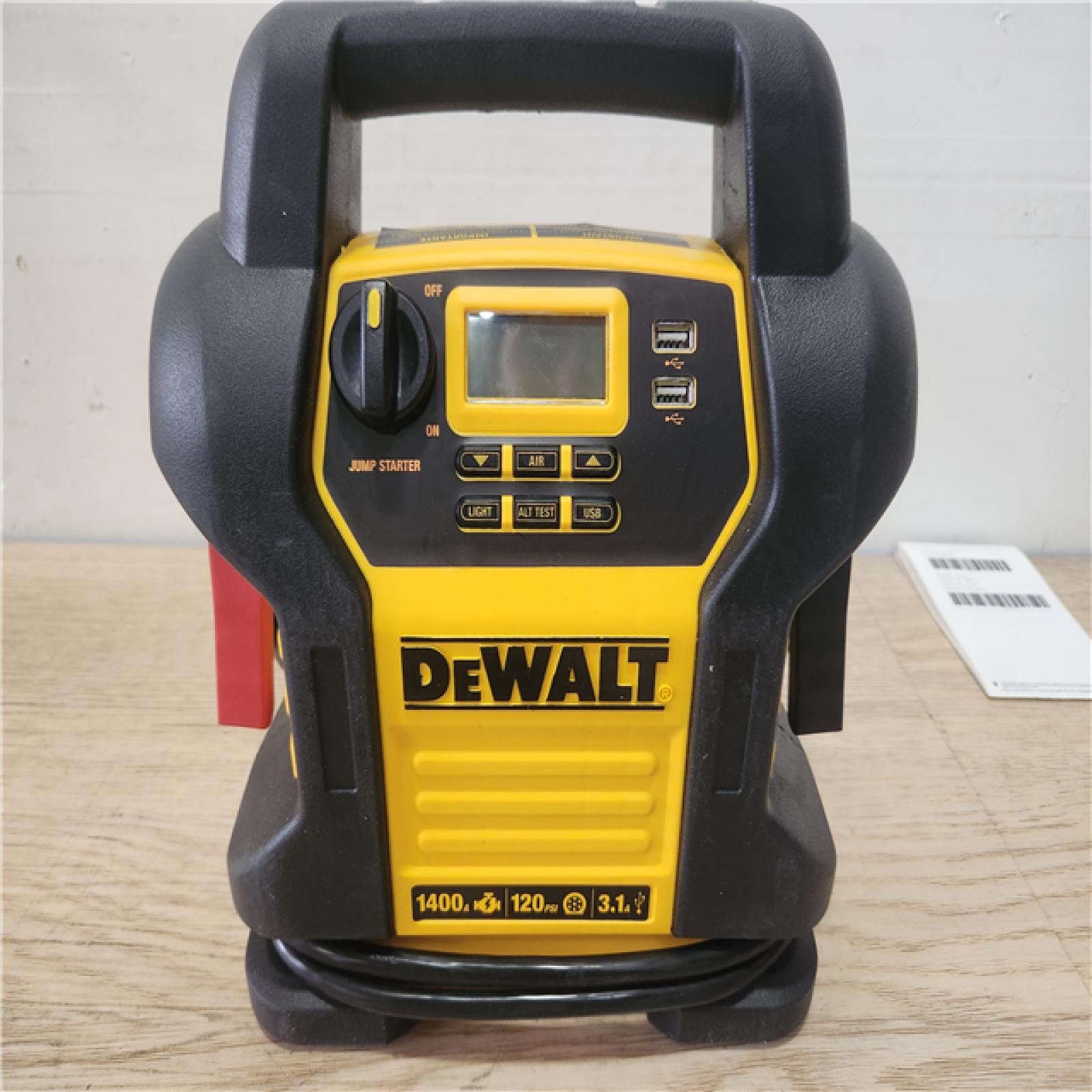 Phoenix Location DEWALT 1600 Peak Amp Jump Starter with Digital Compressor and USB Power Bank