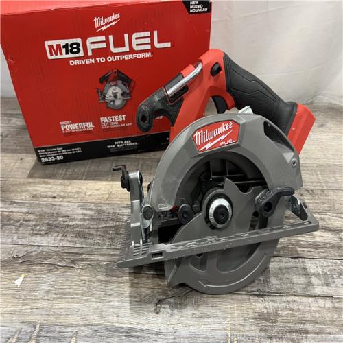 AS-IS MILWAUKEE M18 FUEL 18V Lithium-Ion Brushless Cordless 6-1/2 in. Circular Saw (Tool-Only)