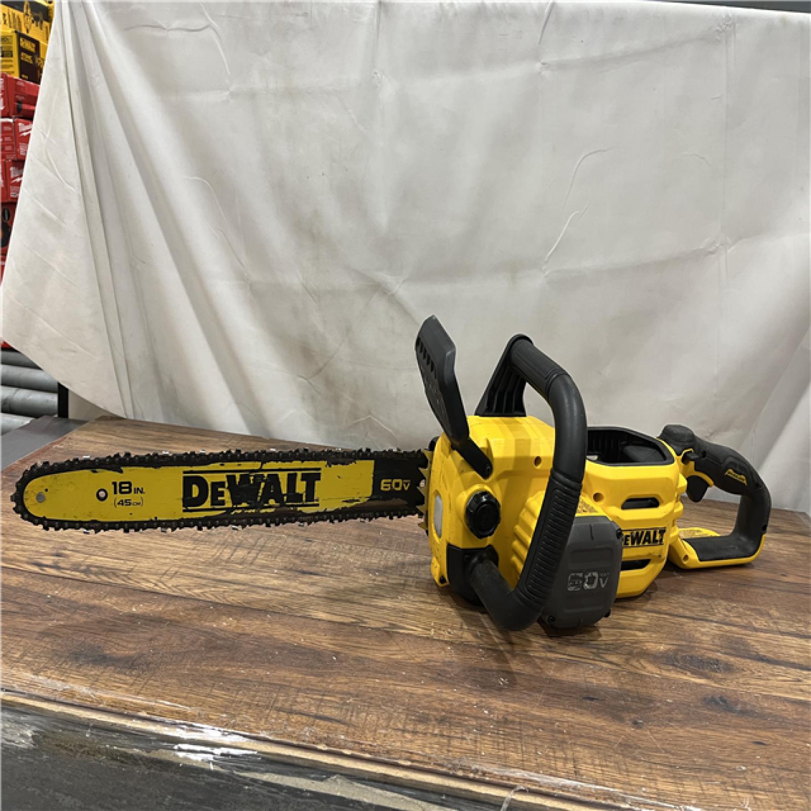 AS-IS DEWALT DCCS672B FLEXVOLT 60V MAX Brushless Cordless 18 Chainsaw (Tool Only)