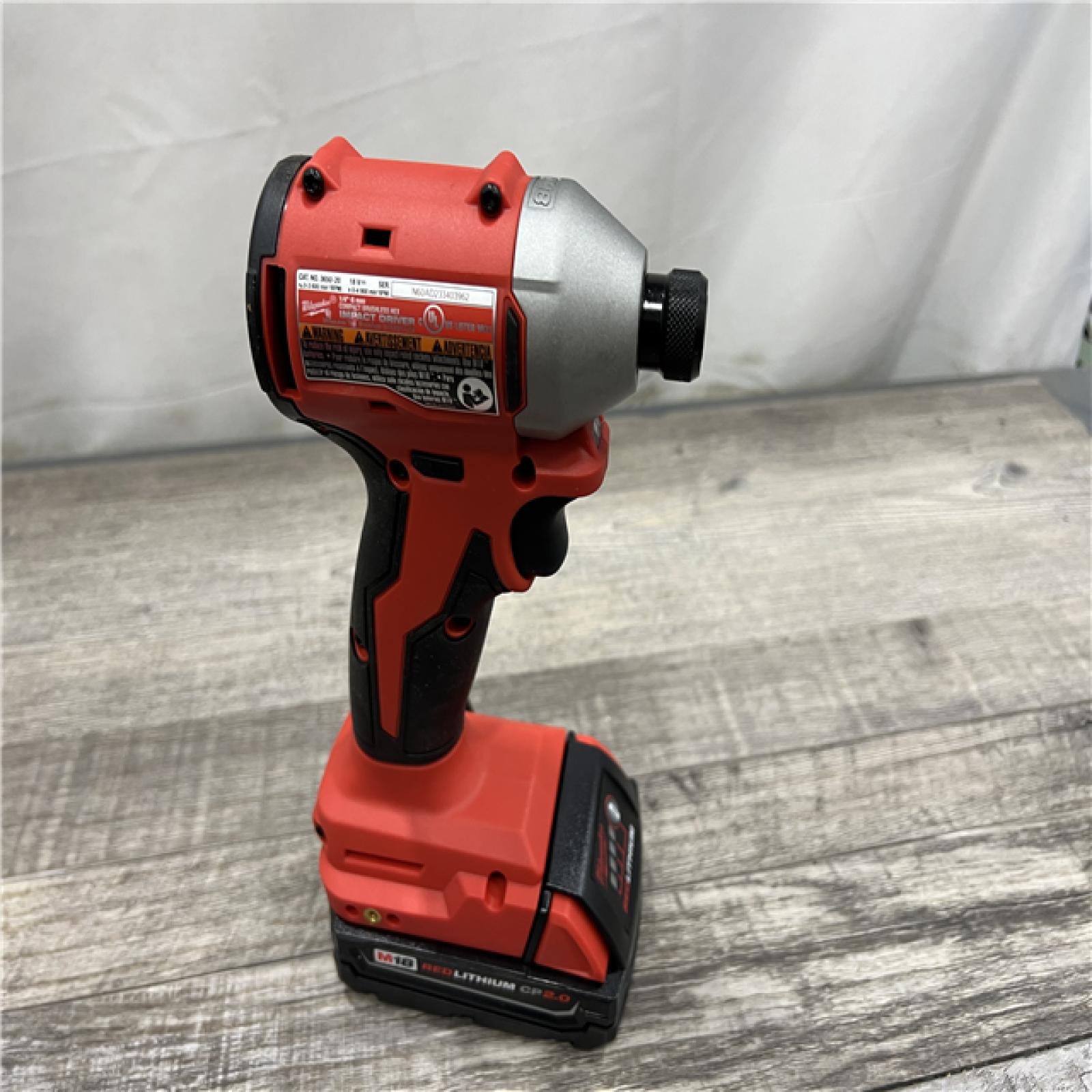 AS-IS Milwaukee M18 Compact Brushless 1/4  Hex Impact Driver Kit