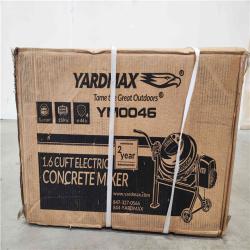 Phoenix Location NEW YARDMAX Ym0046 Concrete Mixer 1.6 Cu Ft 1/6 Hp YM0046