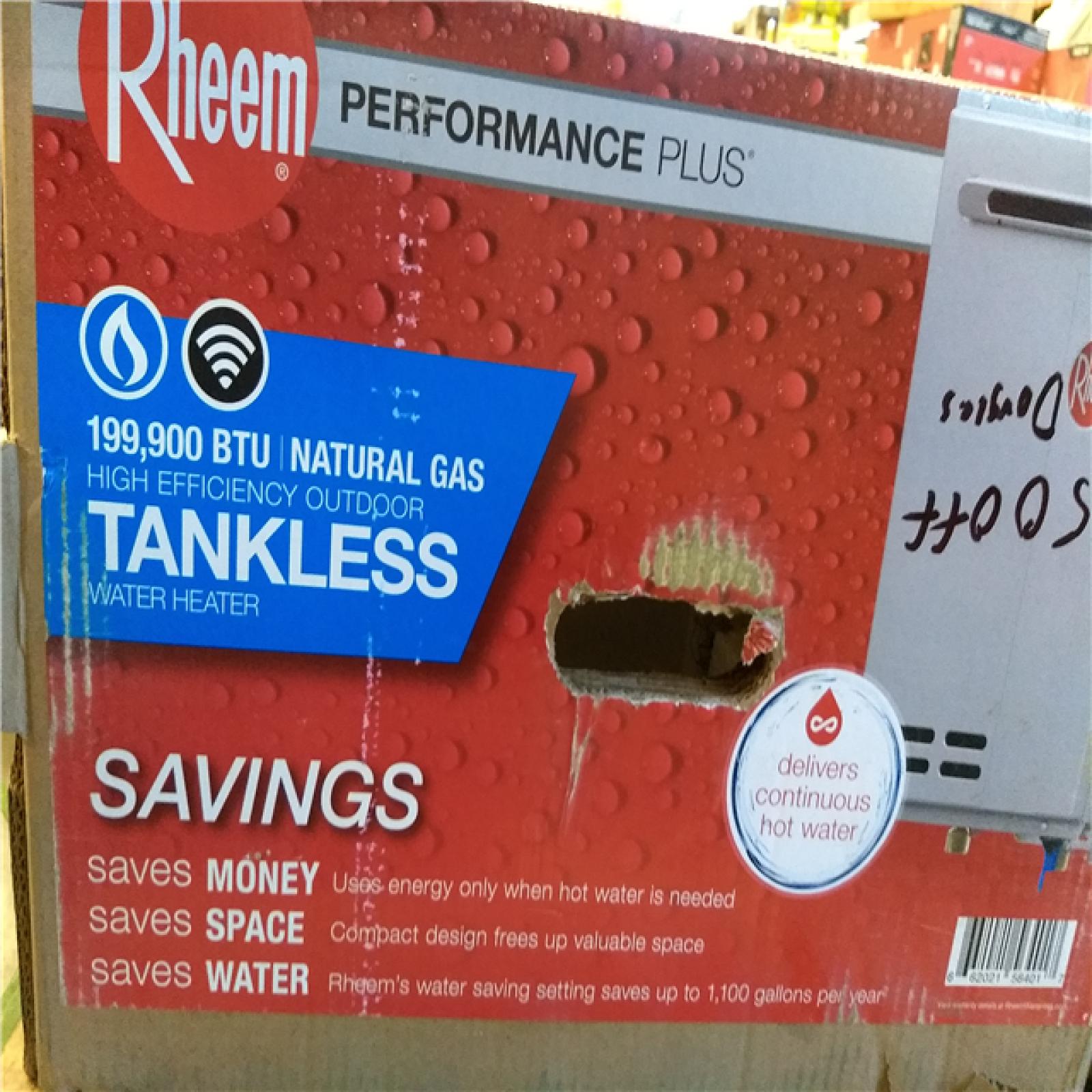 Rheem tankless gas water heater