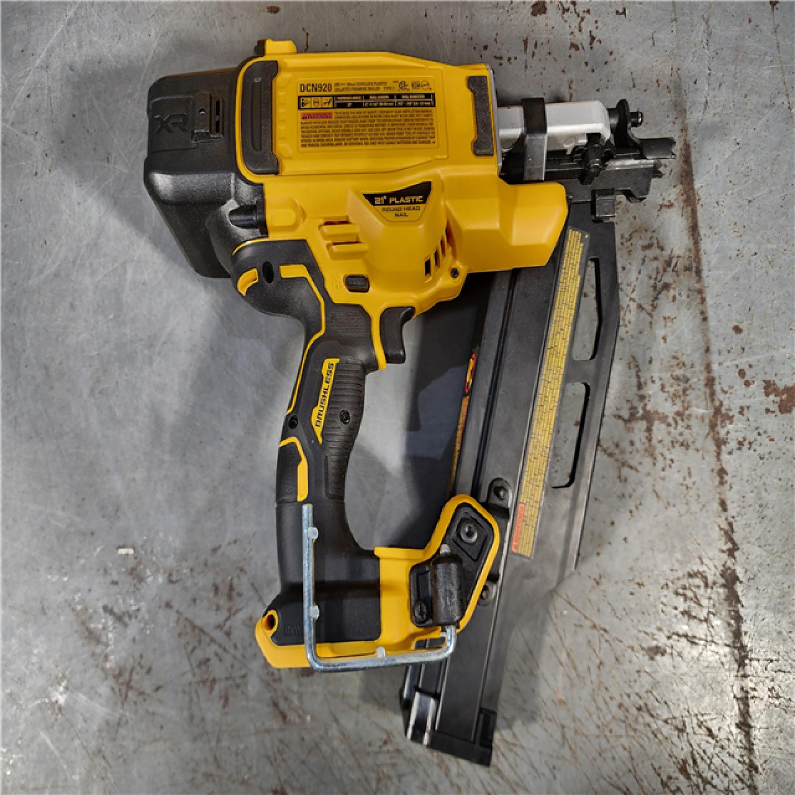 HOUSTON LOCATION - AS-IS DEWALT 20-Volt 21Â° Cordless Framing Nailer (Tool-Only)