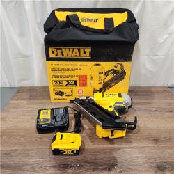 AS-IS DeWalt 20V MAX Brushless Cordless 2-Speed 30° Paper Collated Framing Nailer Kit