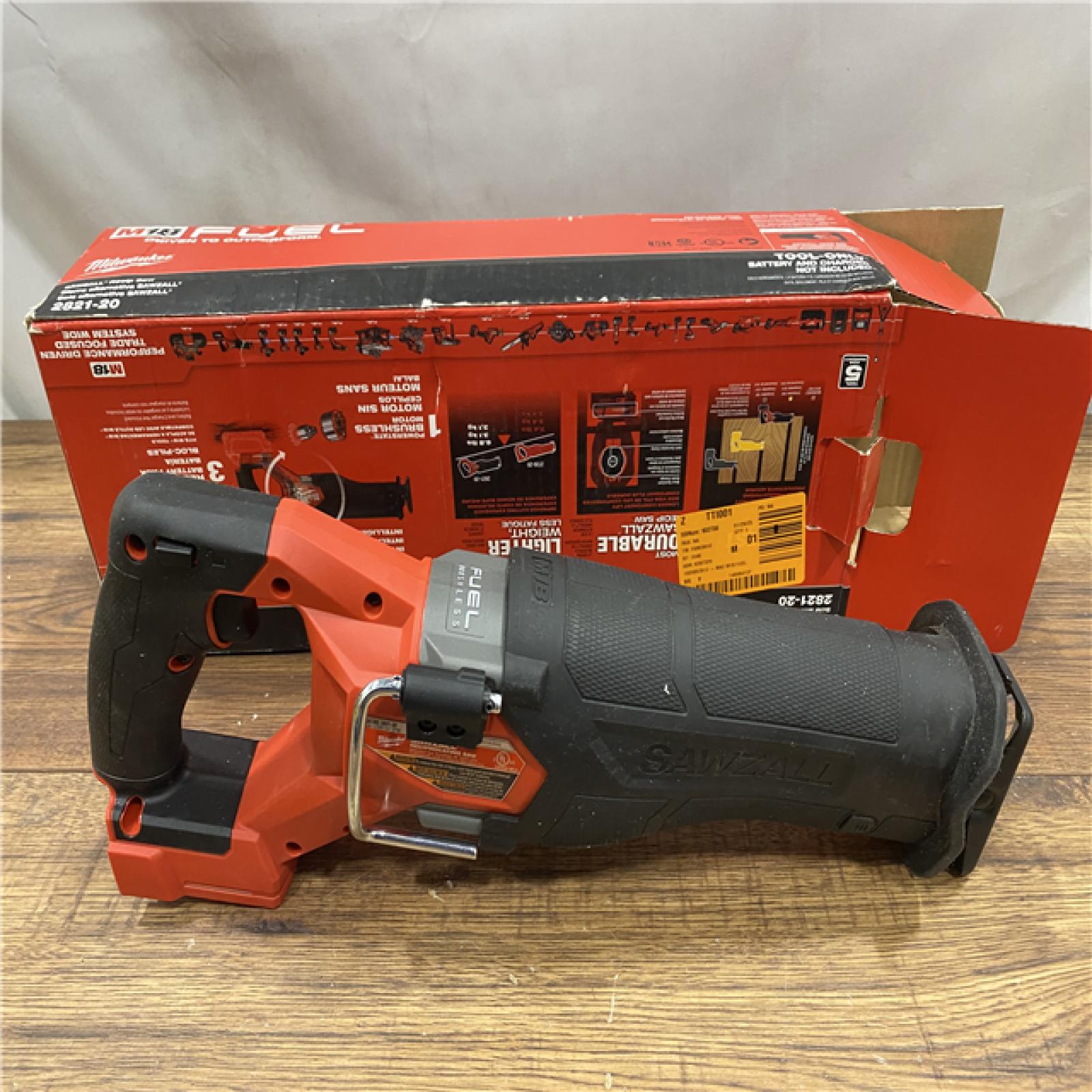 AS IS Milwaukee M18 Fuel Sawzall Brushless Cordless Reciprocating Saw - No Charger, No Battery, Bare Tool Only