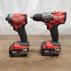 AS-IS M18 FUEL 18V Lithium-Ion Brushless Cordless Hammer Drill and Impact Driver Combo Kit (2-Tool) with 2 Batteries