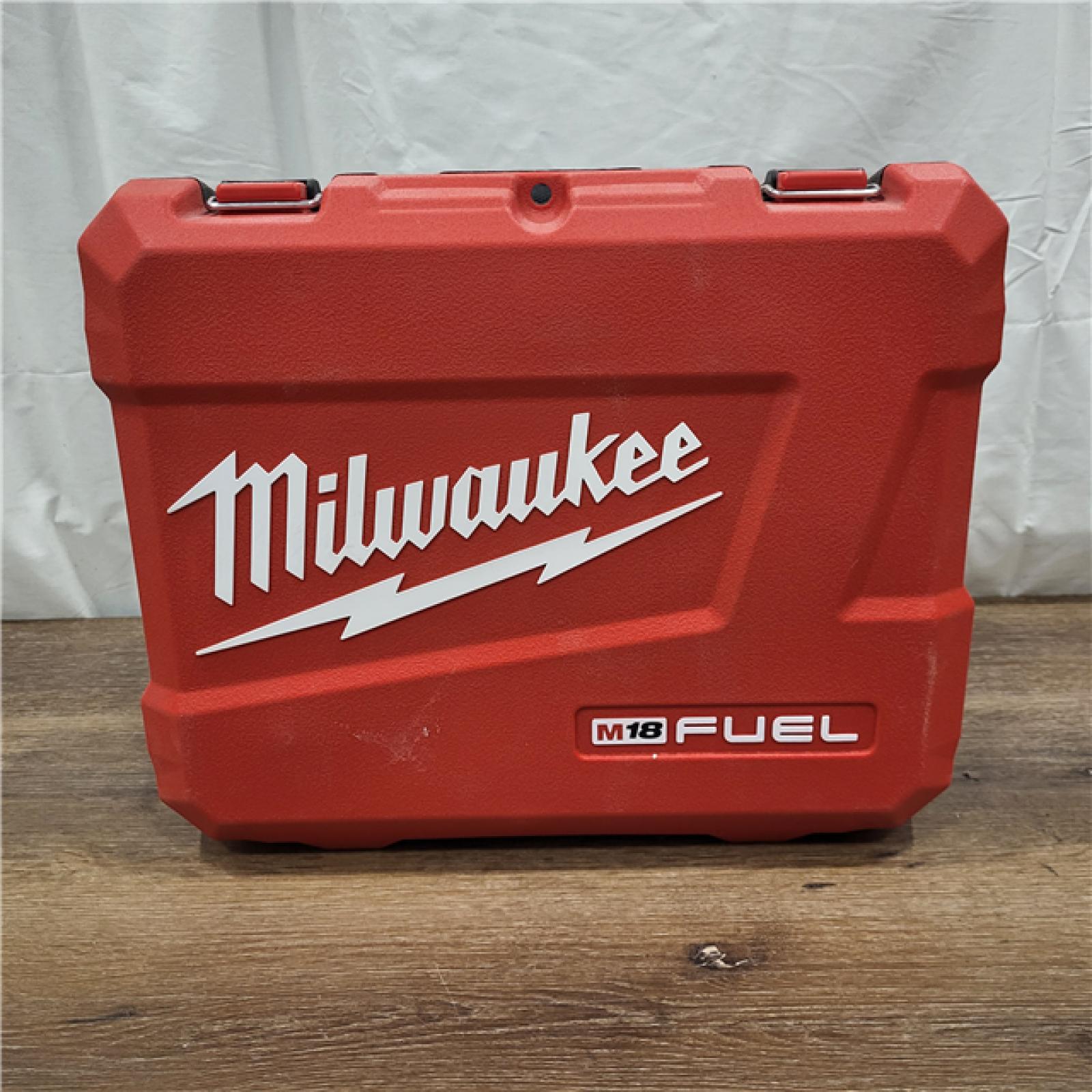 Milwaukee 2904-22 Hammer Drill Driver Kit with Batteries  Charger & Tool Case  Red