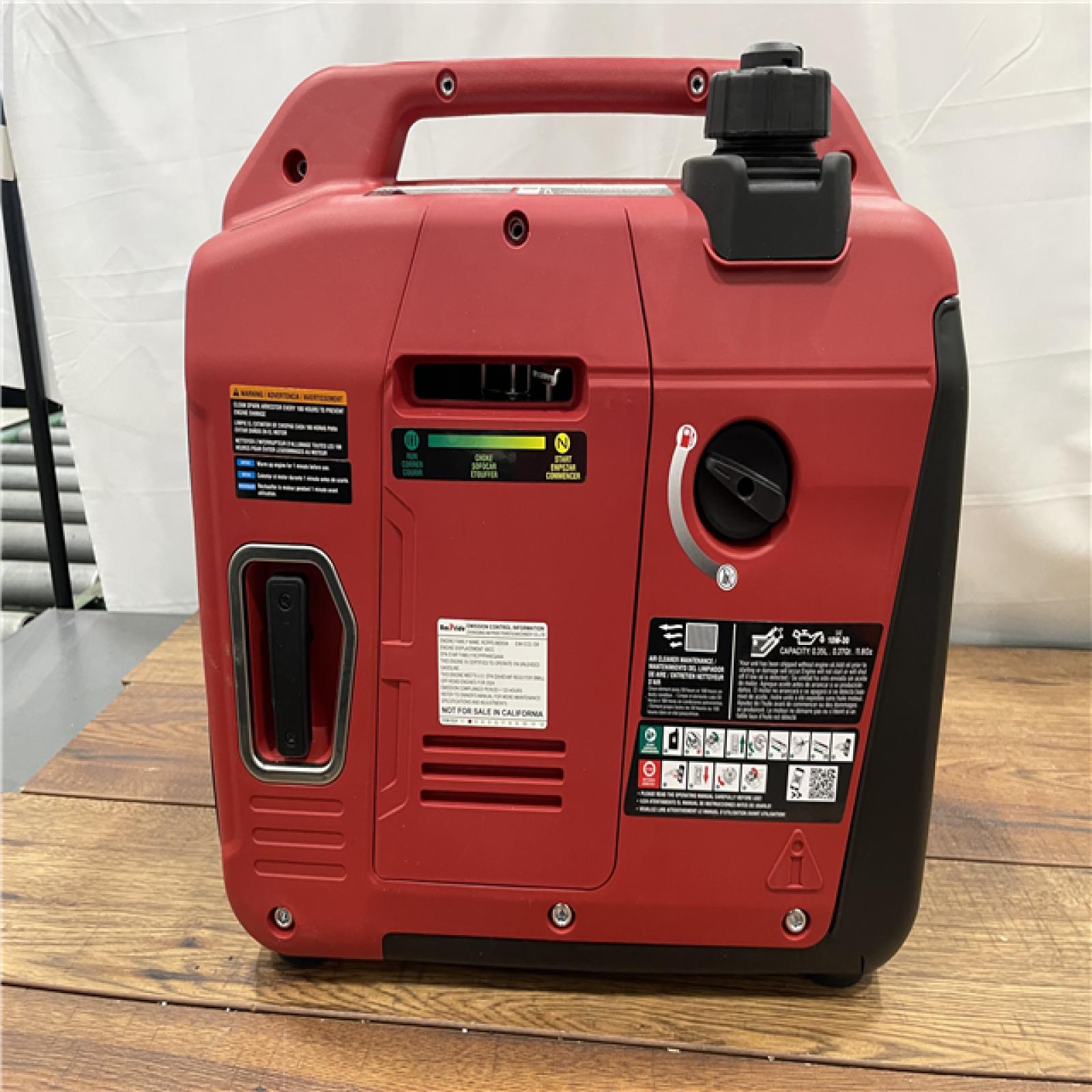 AS-IS POWER 1500-Watt Recoil Start Gasoline Powered Ultra-Light Inverter Generator with 60cc OHV Engine and CO Sensor Shutdown