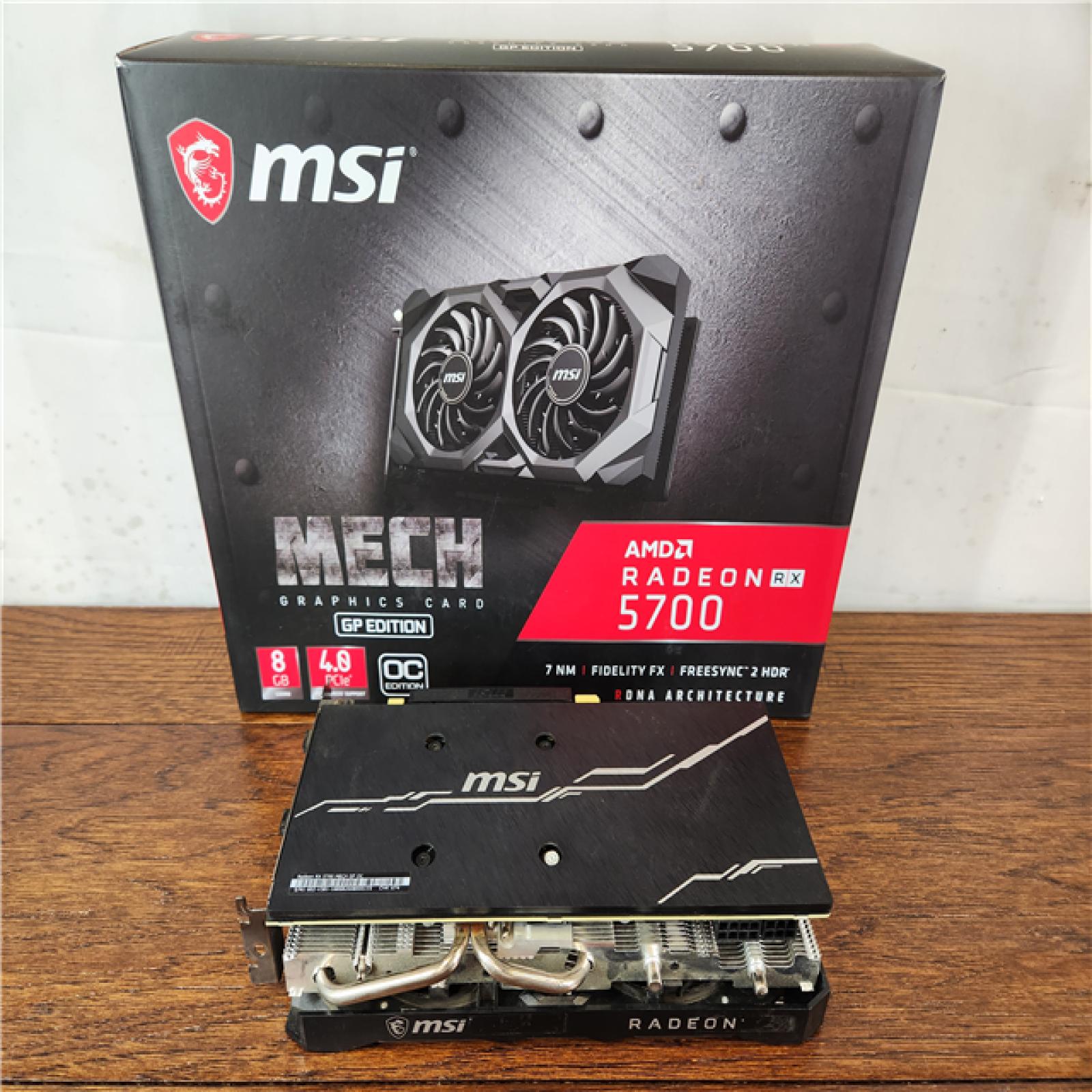 MSI Radeon RX 5700 Mech GP OC 8GB GDDR6 Gaming Graphics Card