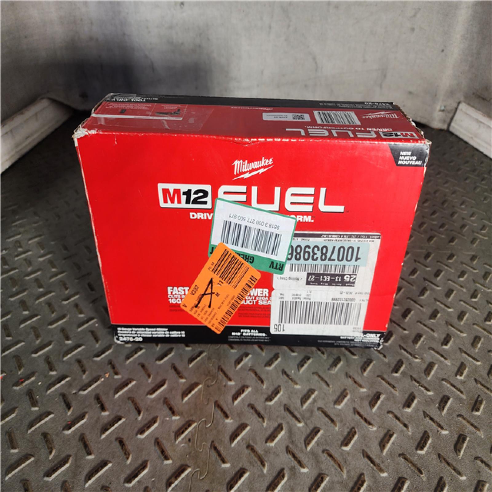 HOUSTON LOCATION - AS-IS (APPEARS LIKE NEW) Milwaukee M12 FUEL Brushless Cordless 16 Gauge Variable Speed Nibbler (Tool Only)