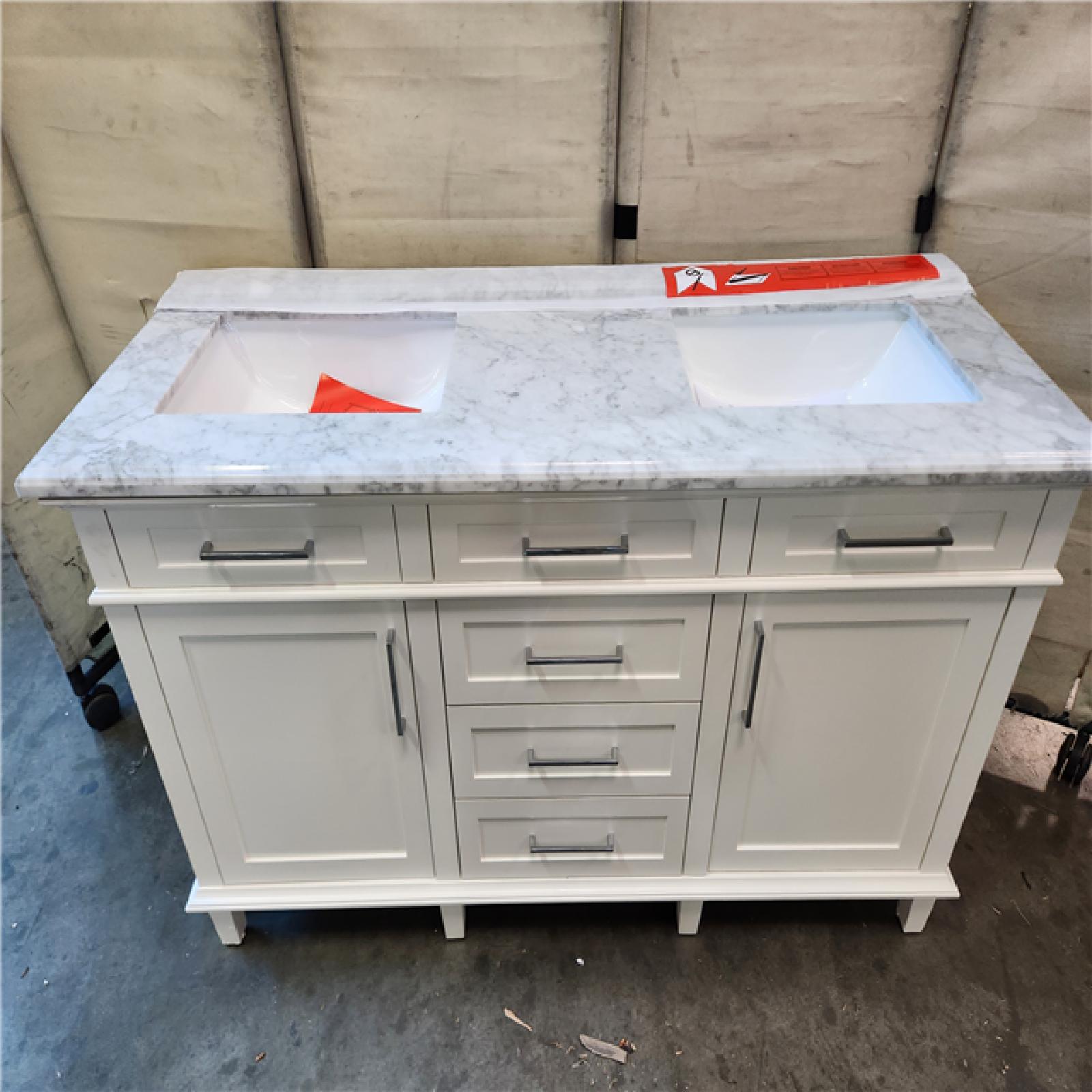 California LIKE-NEW Sonoma 60 In. Double Vanity