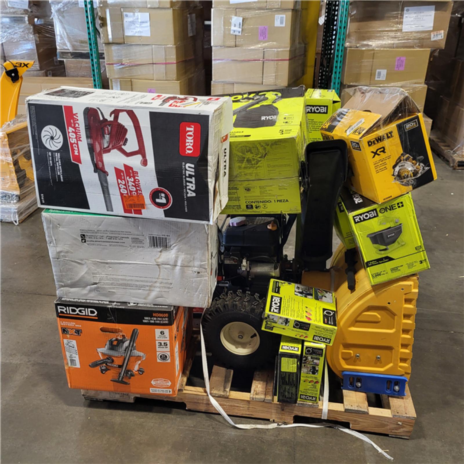 DALLAS LOCATION - AS-IS OUTDOOR POWER EQUIPMENT PALLET