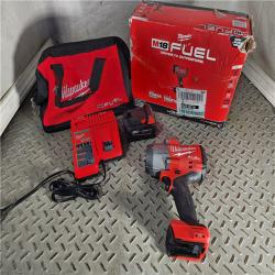 HOUSTON LOCATION - AS-IS Milwaukee M18 1/2 in. Cordless Brushless High Torque Impact Wrench Kit (Battery & Charger)