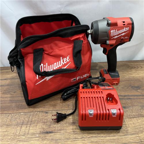 AS-IS Milwaukee M18 1/2 in. Cordless Brushless High Torque Impact Wrench Kit (Battery & Charger)