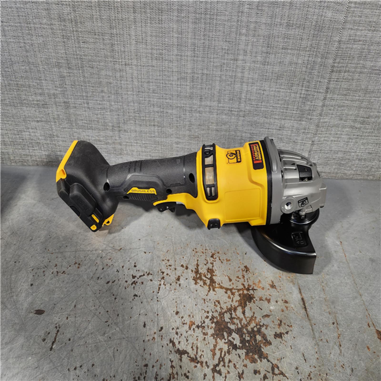 HOUSTON LOCATION - AS-IS FLEXVOLT 60V MAX Cordless Brushless 4.5 in. to 6 in. Small Angle Grinder with Kickback Brake (Tool Only)