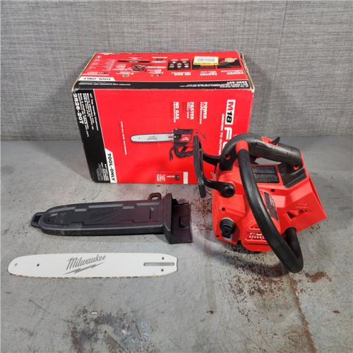 HOUSTON LOCATION - AS-IS Milwaukee Tool 2826-20T M18 FUEL 14  Top Handle 18-Volt Lithium-Ion Brushless Electric Cordless Chainsaw (Tool-Only)