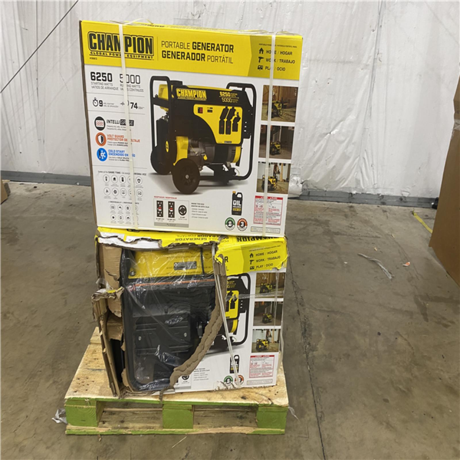 Houston Location AS IS - Champion Generator 6250 Watts