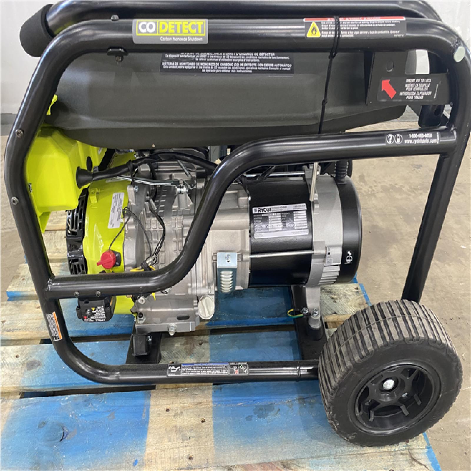 Houston Location - AS-IS Ryobi Easy Start 6,500 Running Watts 8,125 Starting Watts Generator