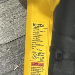 AS-IS DEWALT DCCS670B 16in Chainsaw 60V MAX - Tool Only