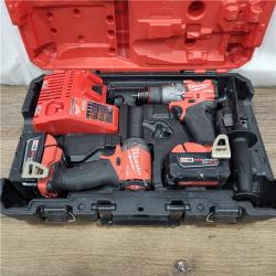 AS-IS M18 FUEL 18V Lithium-Ion Brushless Cordless Hammer Drill and Impact Driver Combo Kit (2-Tool) with 2 Batteries