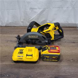 NEW! DEWALT DCS577X1 60V FLEXVOLT MAX Lithium-Ion 7-1/4 Brushless Cordless Wormdrive Style Circular Saw Kit 9.0 Ah