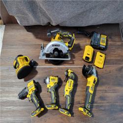 CALIFORNIA NEW DEWALT BRUSHLESS 6-TOOL COMBO KIT WITH TOUGHSYSTEM 2.0 (2 BATTERIES AND CHARGER INCLUDED)