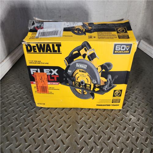 HOUSTON LOCATION - AS-IS DeWALT Flexvolt Max 7-1/4  60V Brushless Circular Saw DCS578B (TOOL ONLY)