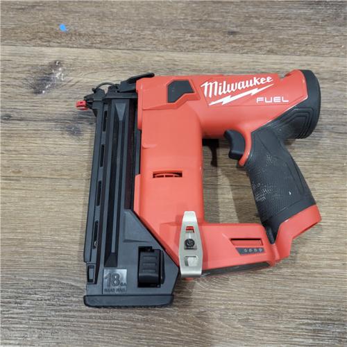 AS-IS M12 FUEL 12-Volt Lithium-Ion Brushless Cordless 18-Guage Compact Brad Nailer (Tool Only)